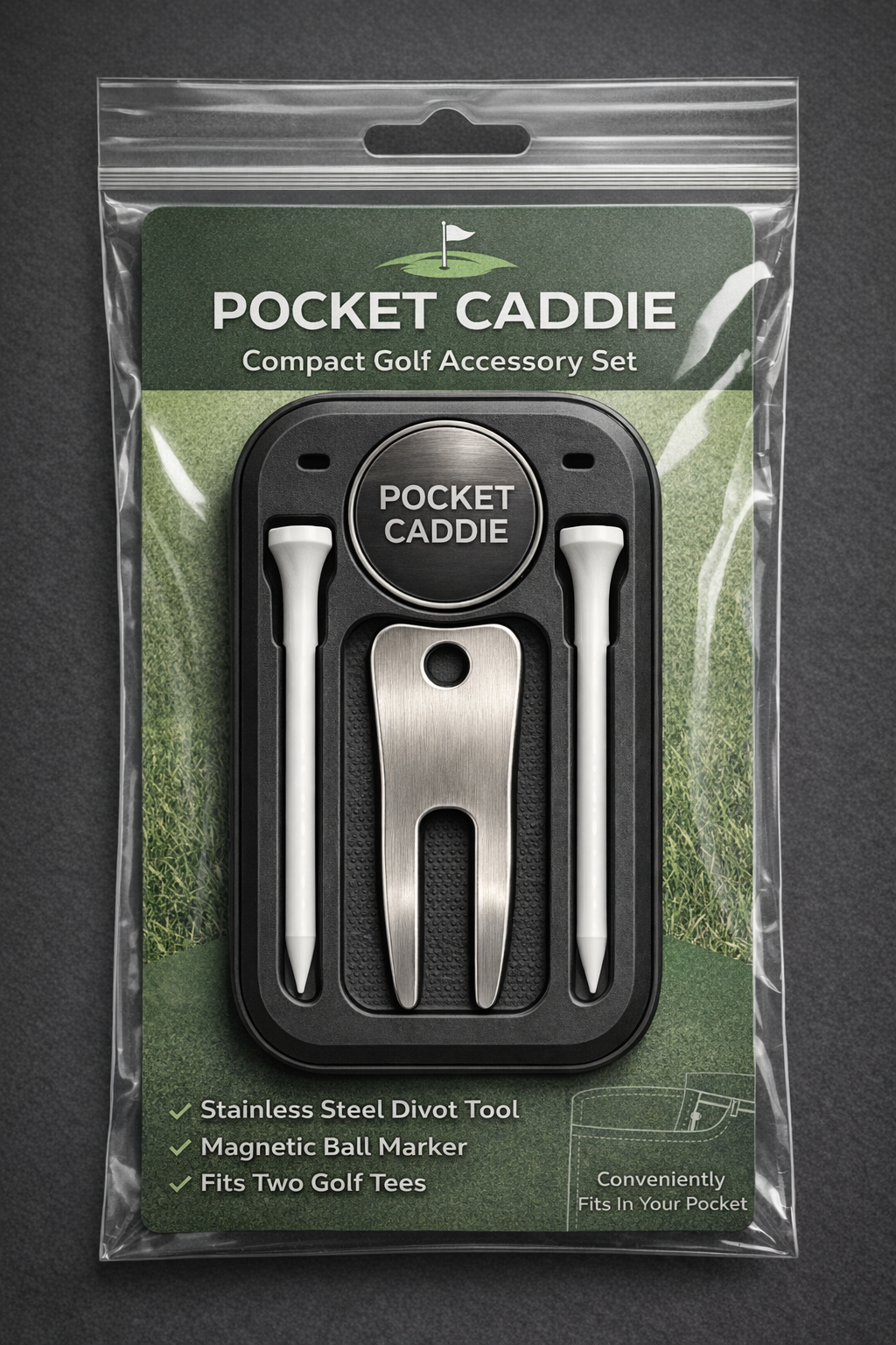 Pocket Caddie - Slim Golf Pocket Organizer